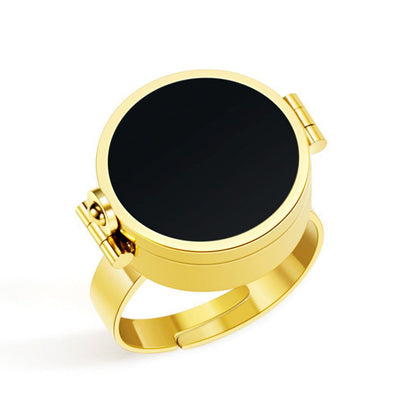 Lip balm, lipstick, and ring storage
