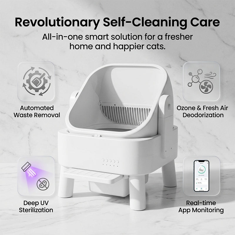 Fully Automatic Smart Cat Litter Box