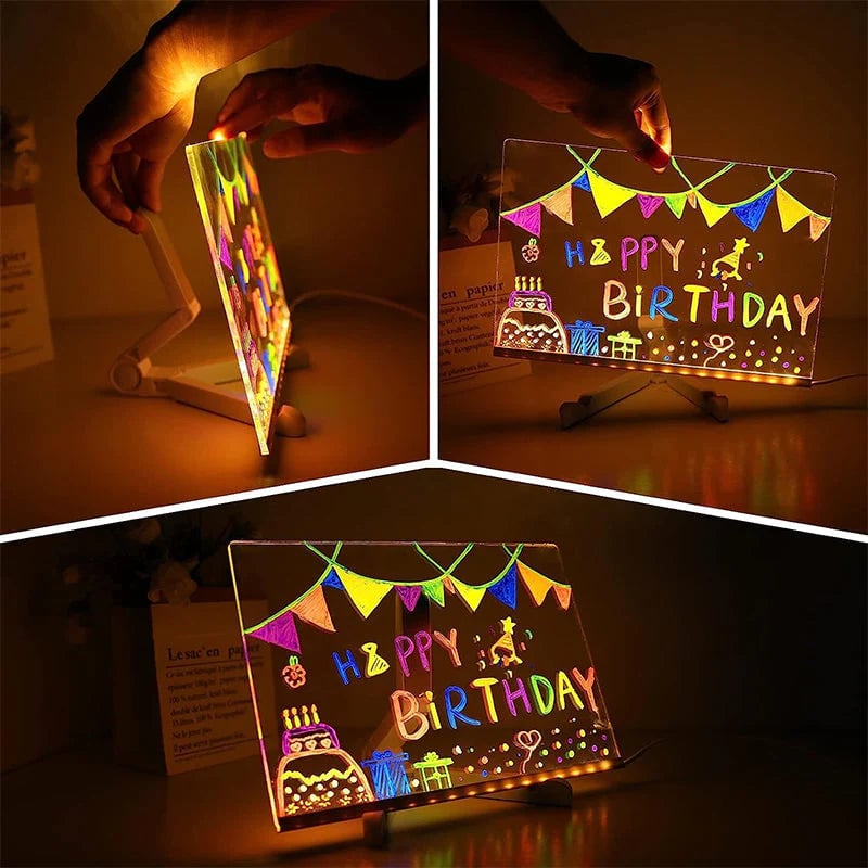 LED Note Board with Colors